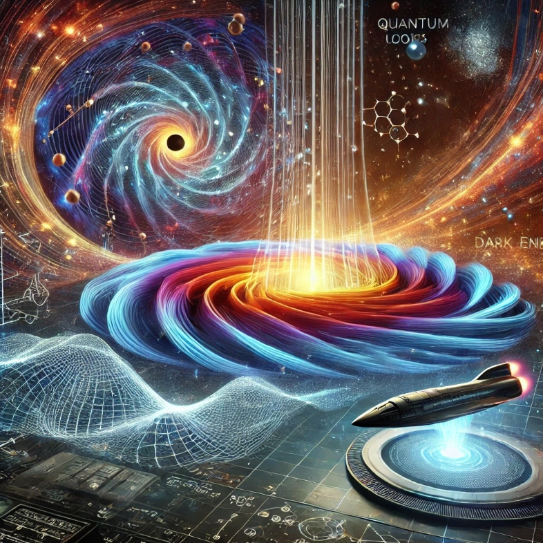 Bucles Cuánticos, Infoquanta y el Sector Oscuro: Un Marco&nbsp;Hipotético